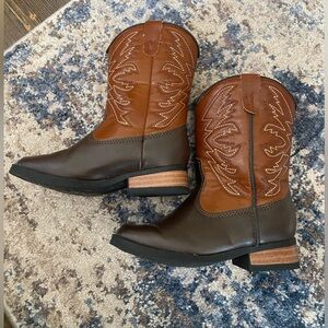 Smartfit Brown Western Boots Toddler Youth Boys